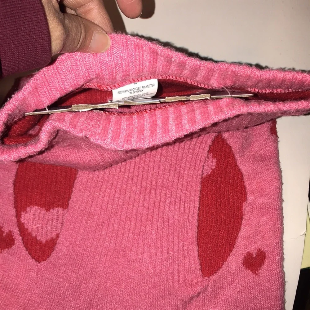 NWOT Heart Pet Sweater